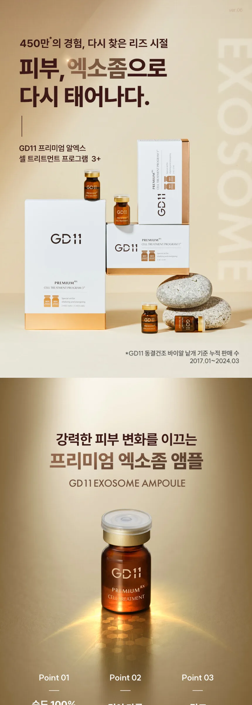 GD11 Premium RX Cell Treatment Program (2ml+5ml)*3ea Detail