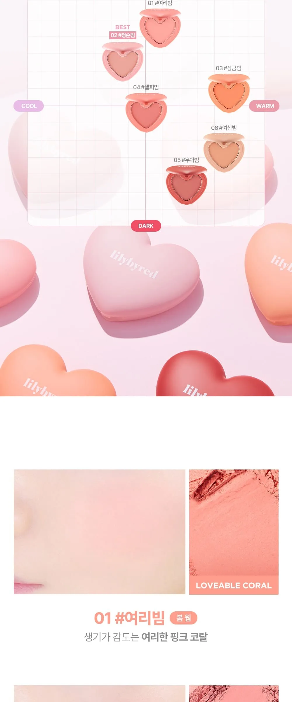 lilybyred LUV Beam Cheek 4.7g Detail