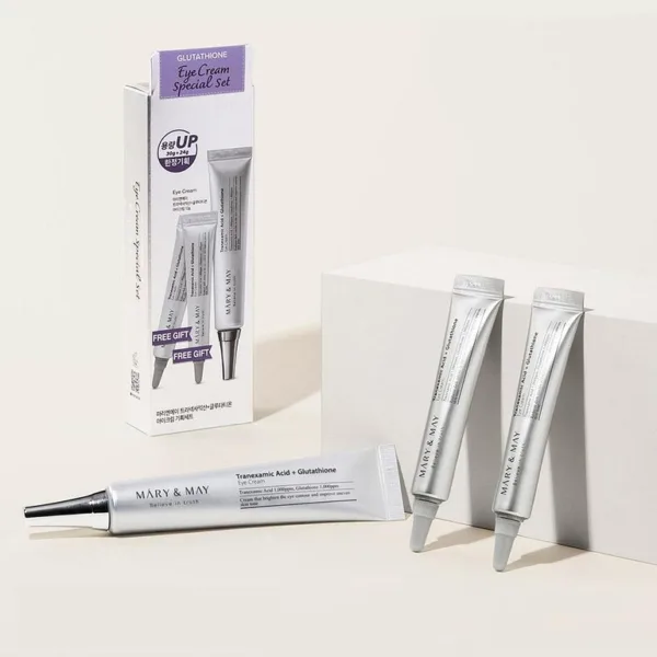 Mary&May Glutathione Eye Cream Special Set - Eye Cream 30g+Free Gift 12g*2pack