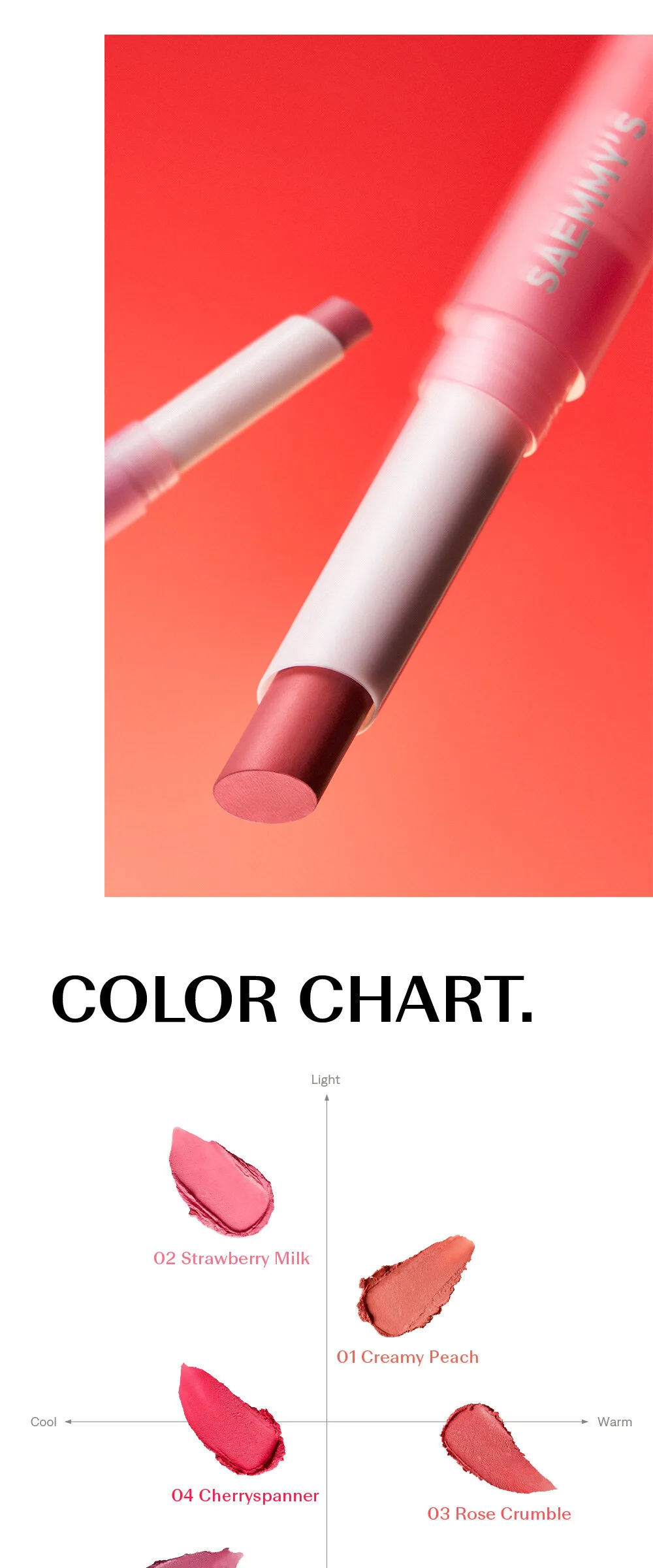 THE SAEM Saemmy’s Crema Velvet Lipstick 1.7g Detail