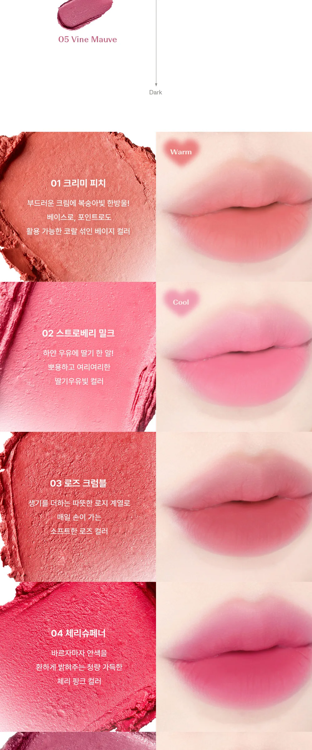 THE SAEM Saemmy’s Crema Velvet Lipstick 1.7g Detail