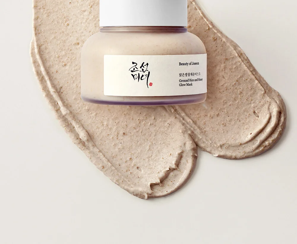 BEAUTY OF JOSEON Ground Rice and Honey Glow Mask 150ml – Sebum Absorption, Pore Cleansing, Skin Moisturizing All-in-one Wash-Off Pack Detail
