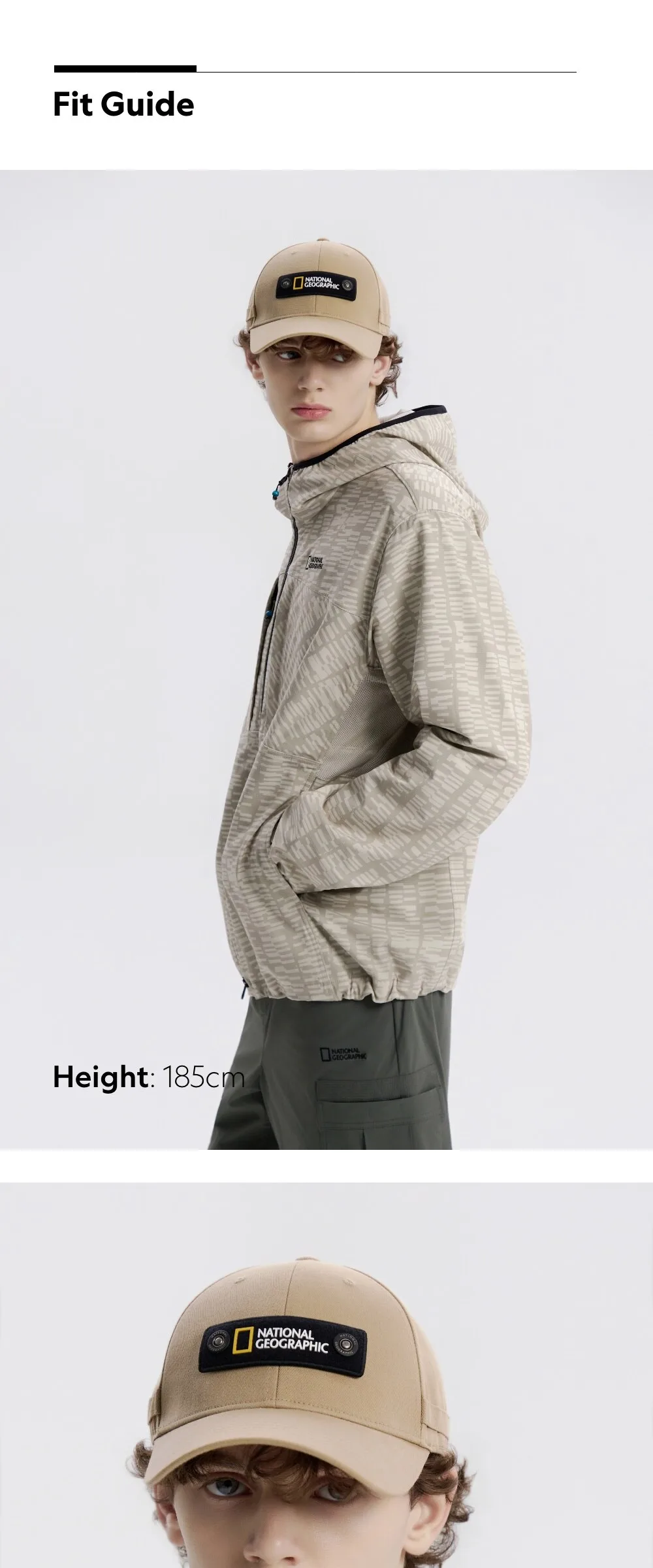 National Geographic N265AHA560 Engineered Ball Cap Detail