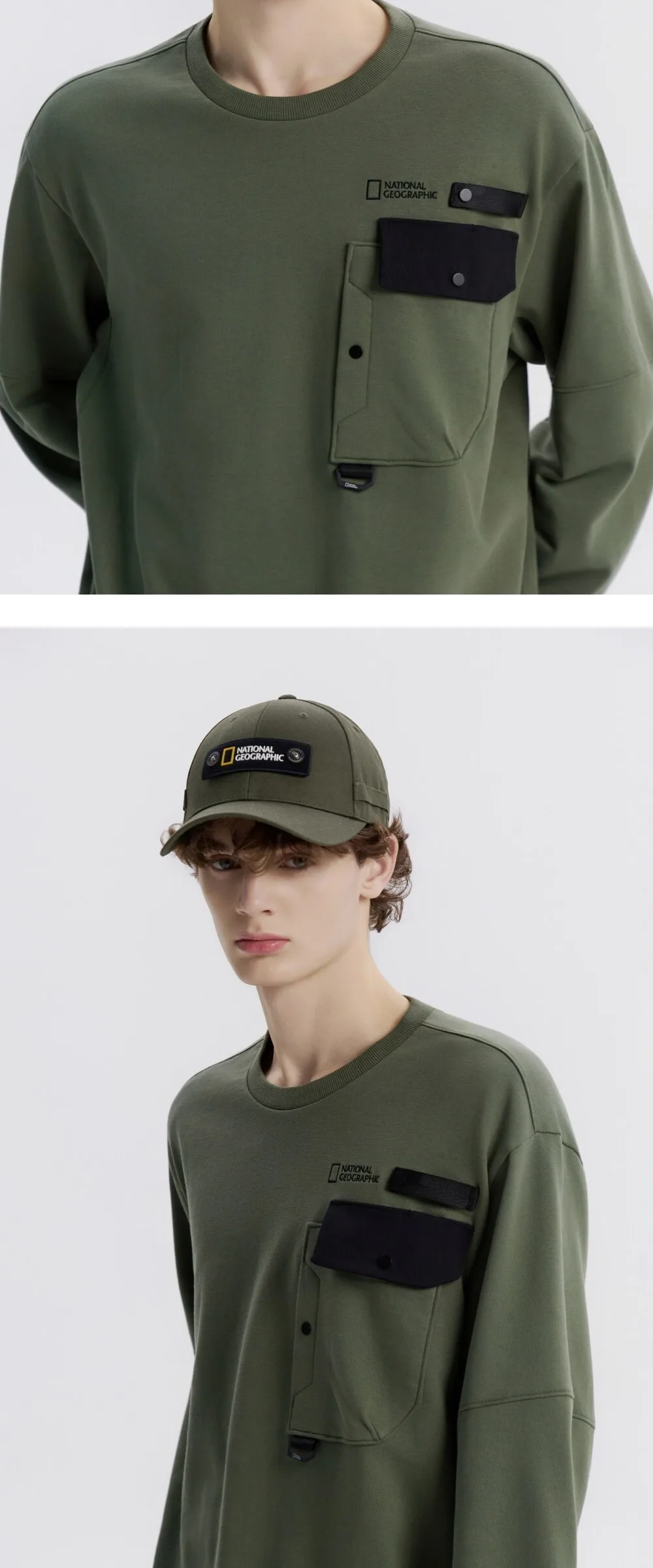 National Geographic N265AHA560 Engineered Ball Cap Detail