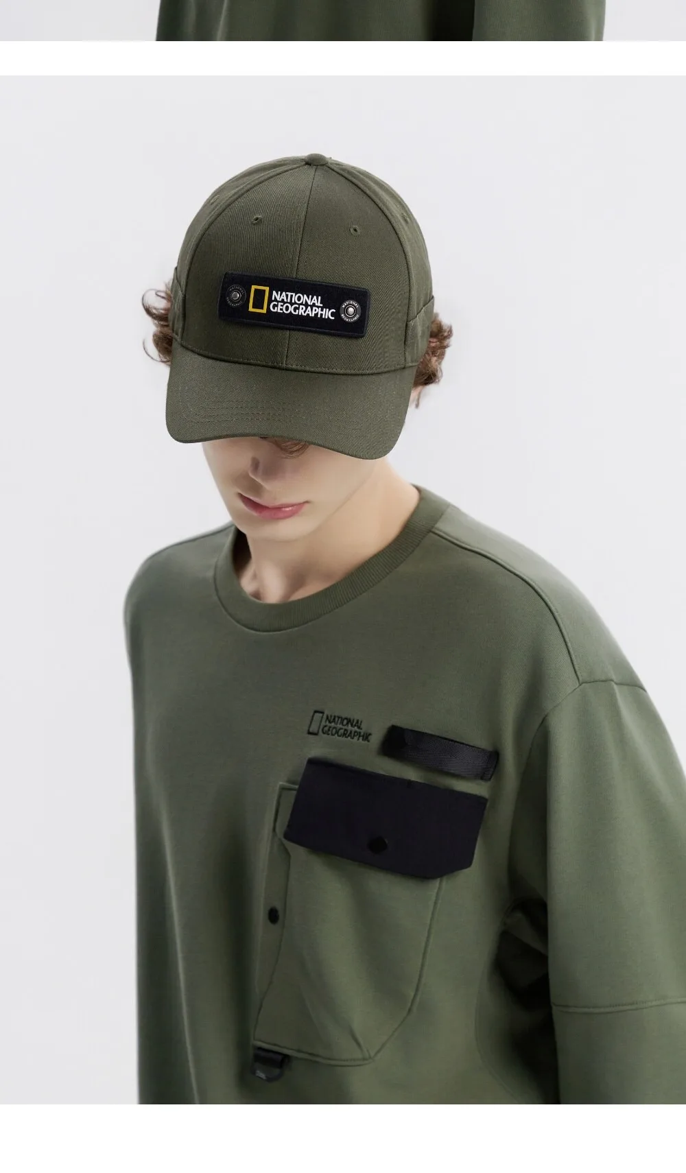 National Geographic N265AHA560 Engineered Ball Cap Detail