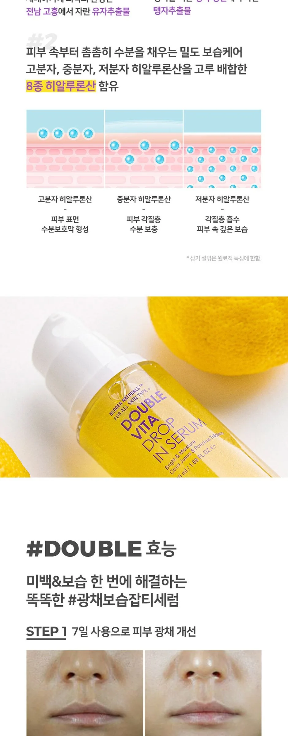 NEOGEN Double Vita Drop In Serum 50ml Detail