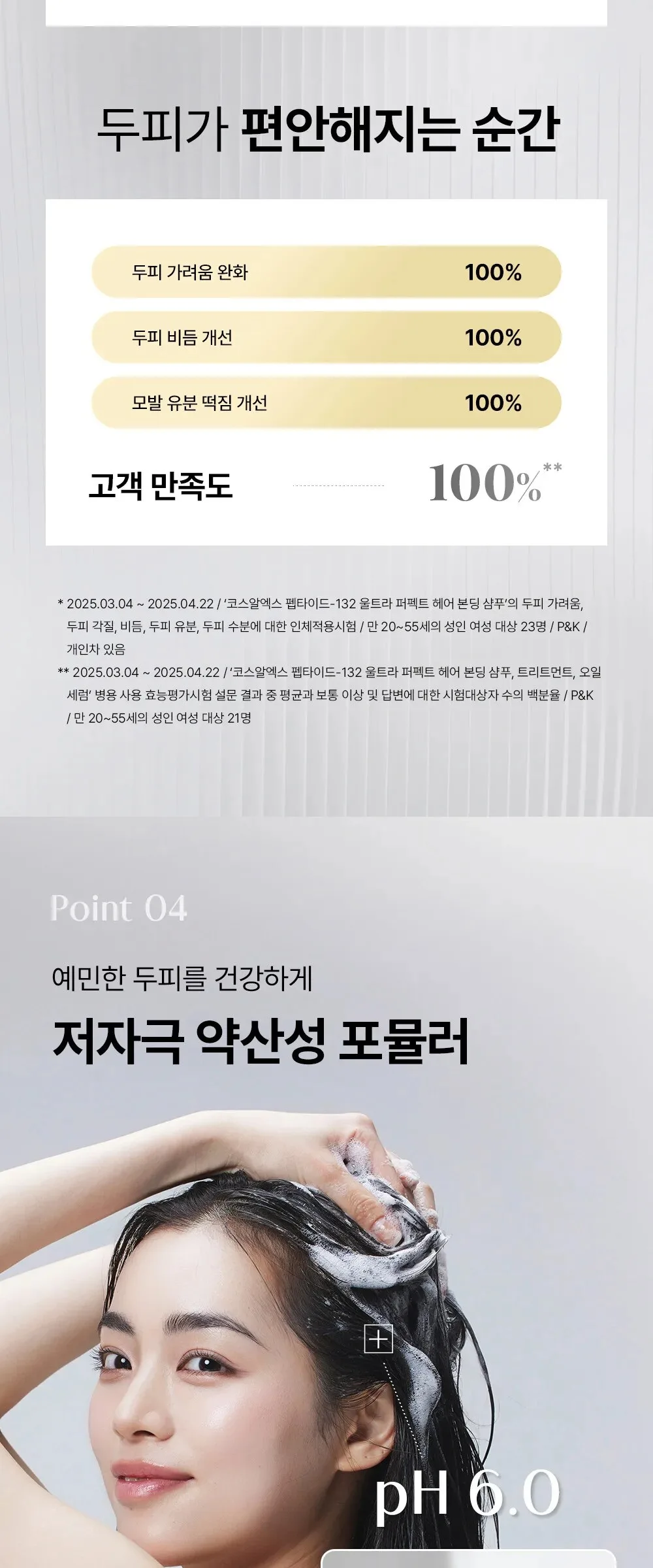 COSRX PEPTIDE-132 Ultra Perfect Hair Bonding Shampoo 200ml Detail