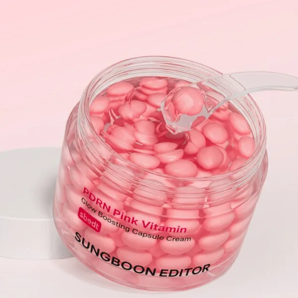 SUNGBNOON EDITOR Pink PDRN Vitamin Glow Boosting Capsule Cream 50ml