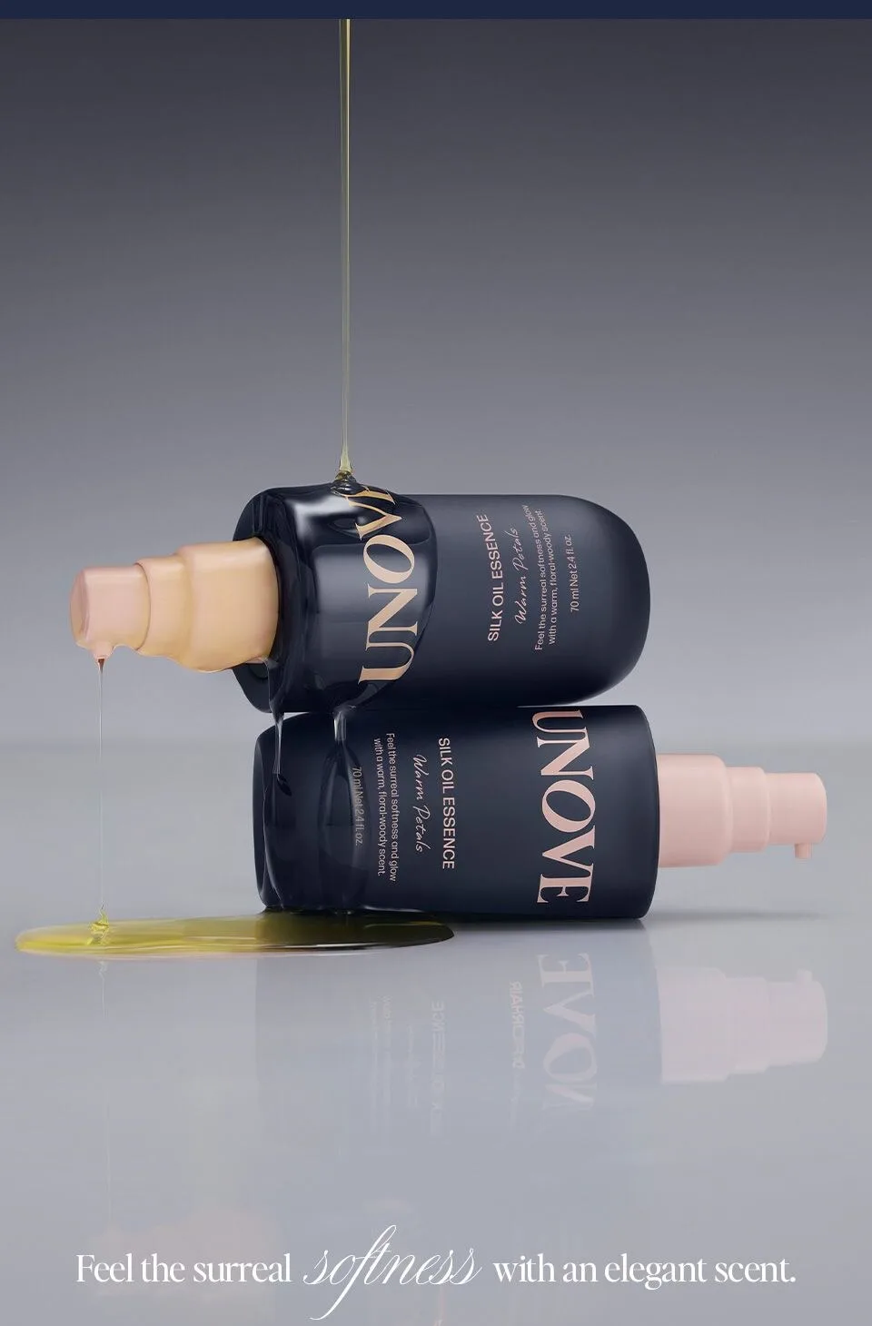 UNOVE Silk Protein Hair Oil Essence 70ml Detail