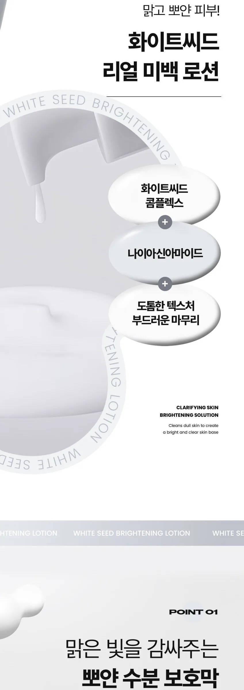THE FACE SHOP White Seed Brightening Lotion 150ml Detail