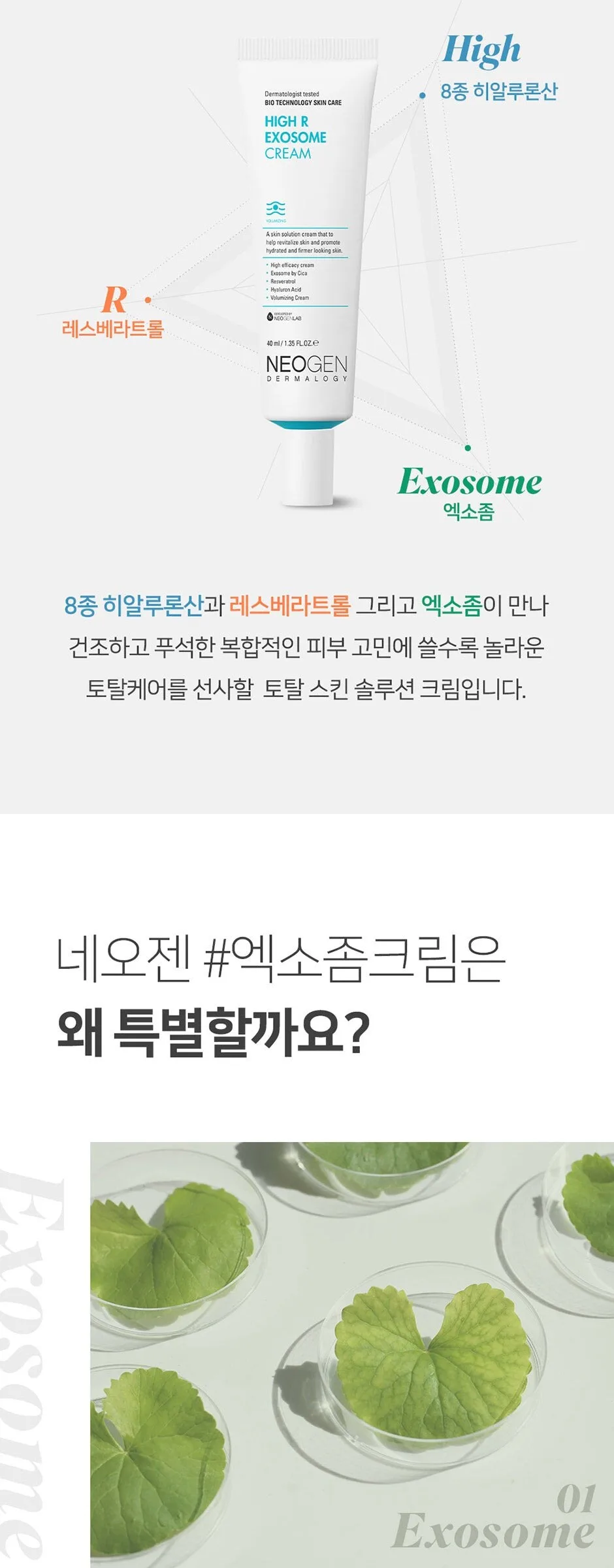 NEOGEN High R Exosome Cream 40ml Detail