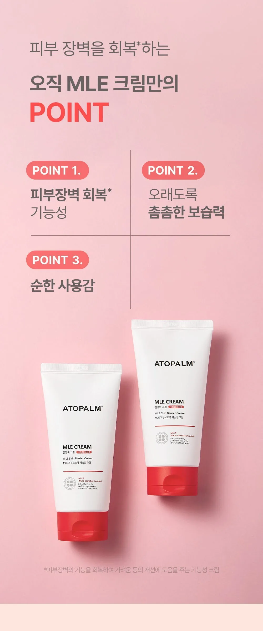 ATOPALM Baby Gift Set (3 types of cream + wash + soothing gel) Detail