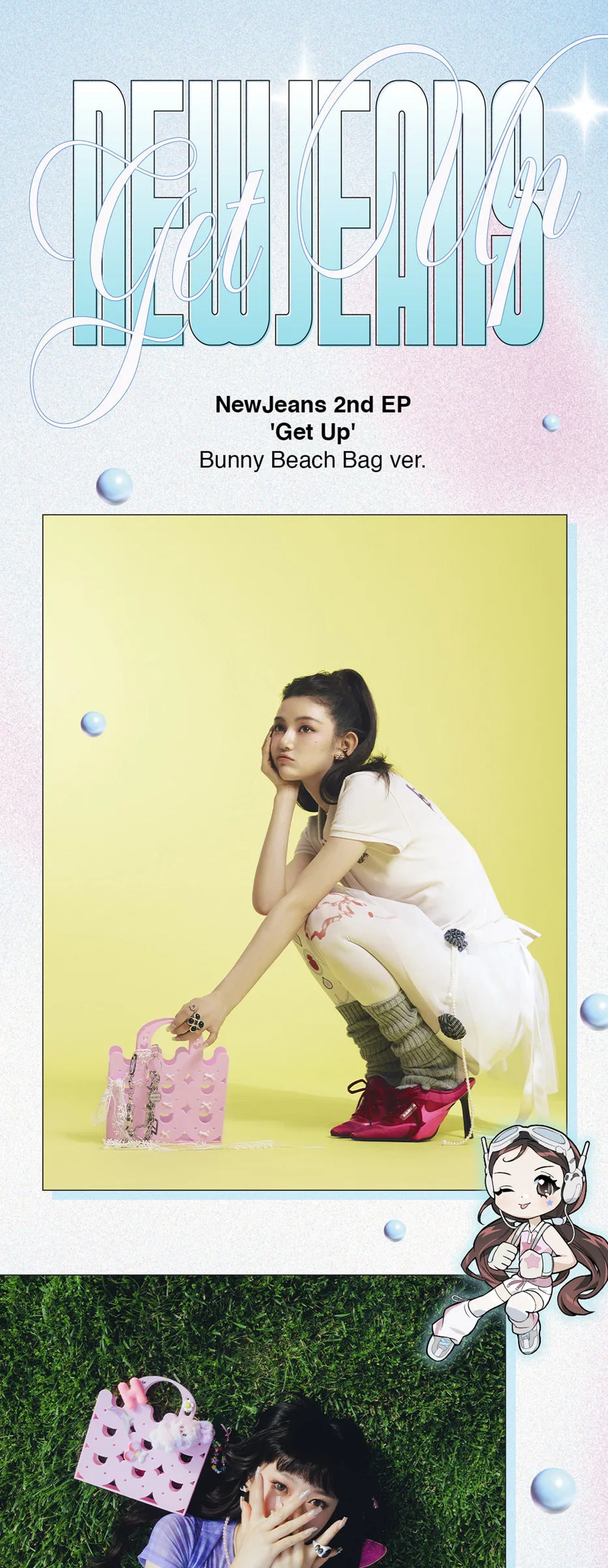 NEWJEANS 2nd EP ‘Get Up’ Bunny Beach Bag ver. (Random) Detail
