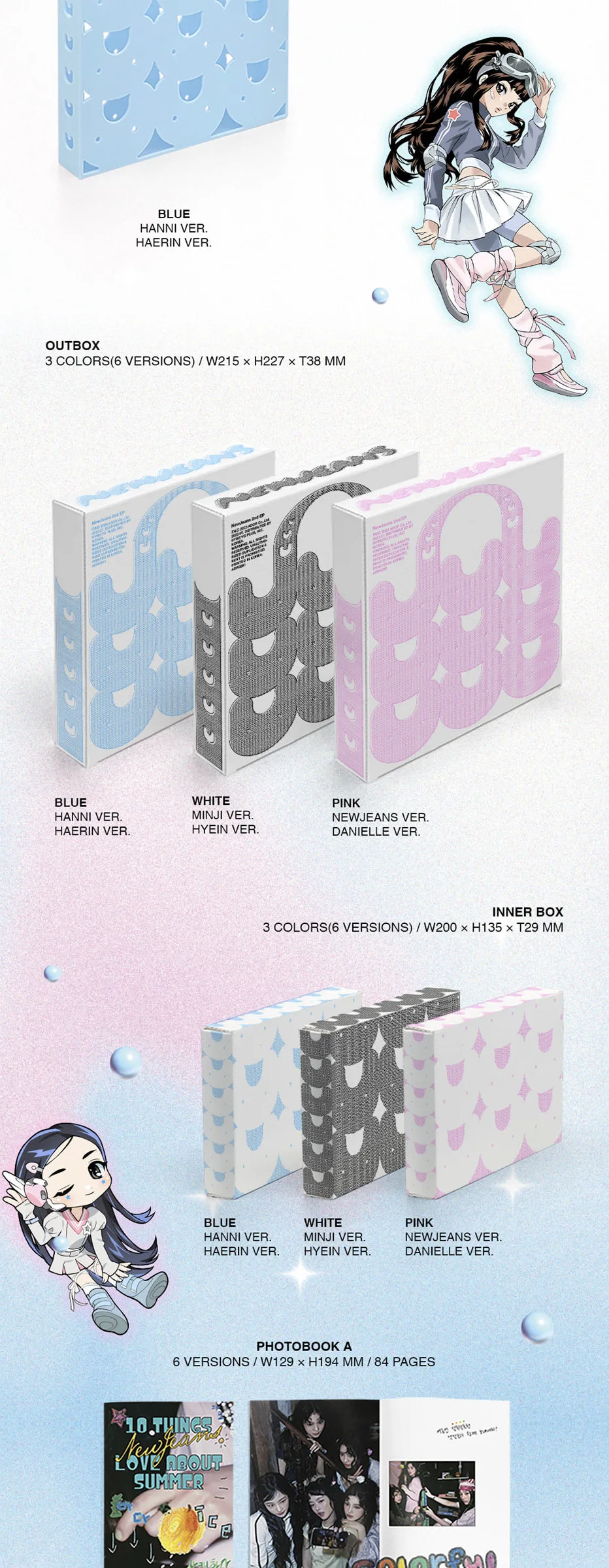 NEWJEANS 2nd EP ‘Get Up’ Bunny Beach Bag ver. (Random) Detail