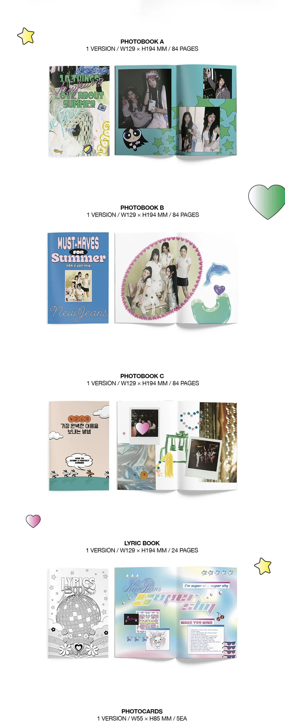 NEWJEANS 2nd EP ‘Get Up’ THE POWERPUFF GIRLS X NJ Box ver. (Random) Detail