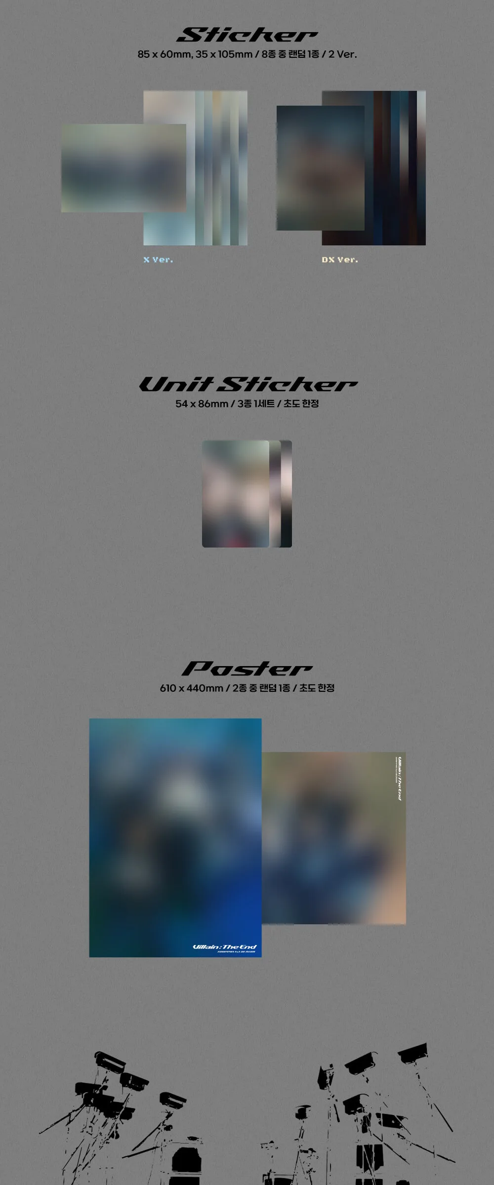 DRIPPIN -1st Full Album: Villain The End (Random) Detail