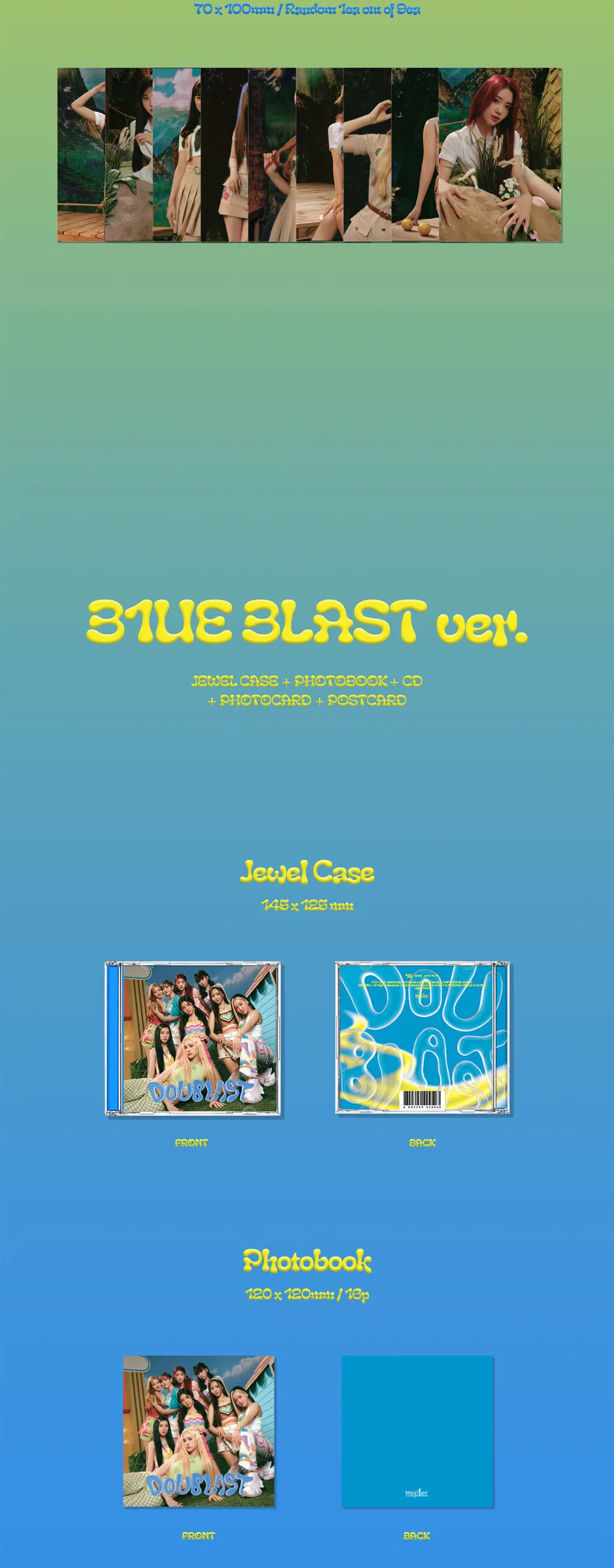 KEP1ER – 2nd Mini Album: DOUBLAST (Jewel Ver.) Detail
