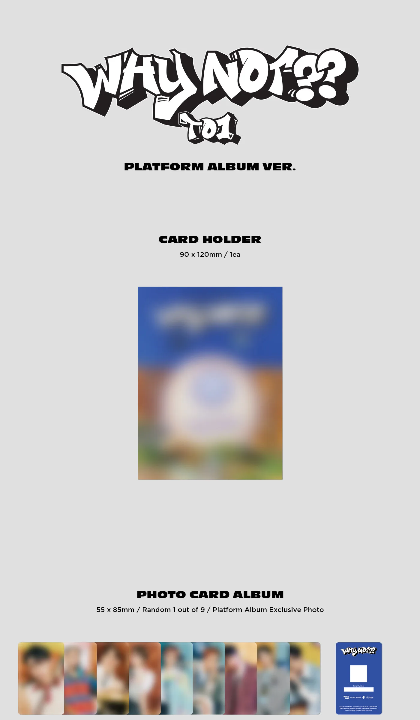 TO1 – 3rd Mini Album: WHY NOT?? (Platform Album ver.) Detail