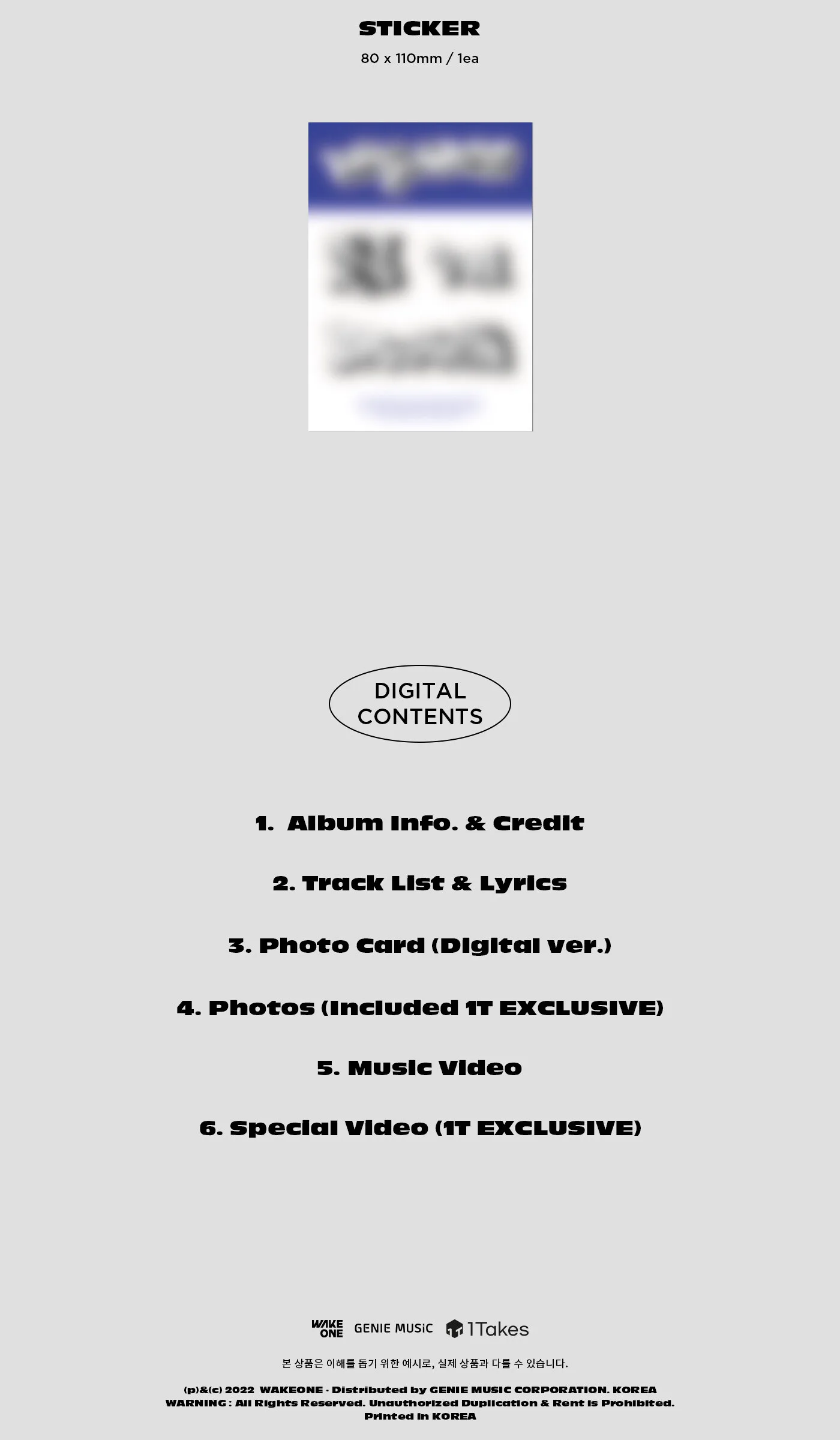 TO1 – 3rd Mini Album: WHY NOT?? (Platform Album ver.) Detail