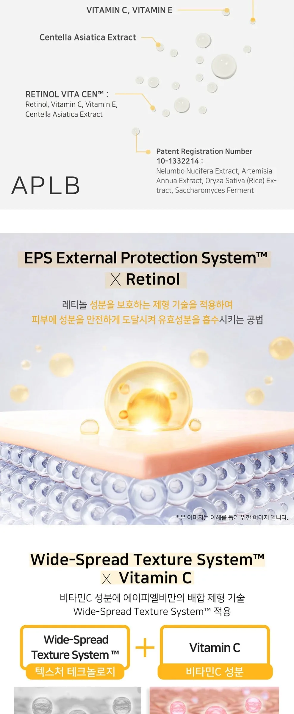 APLB Retinol Vitamin C Vitamin E Mist Essence 105ml Detail