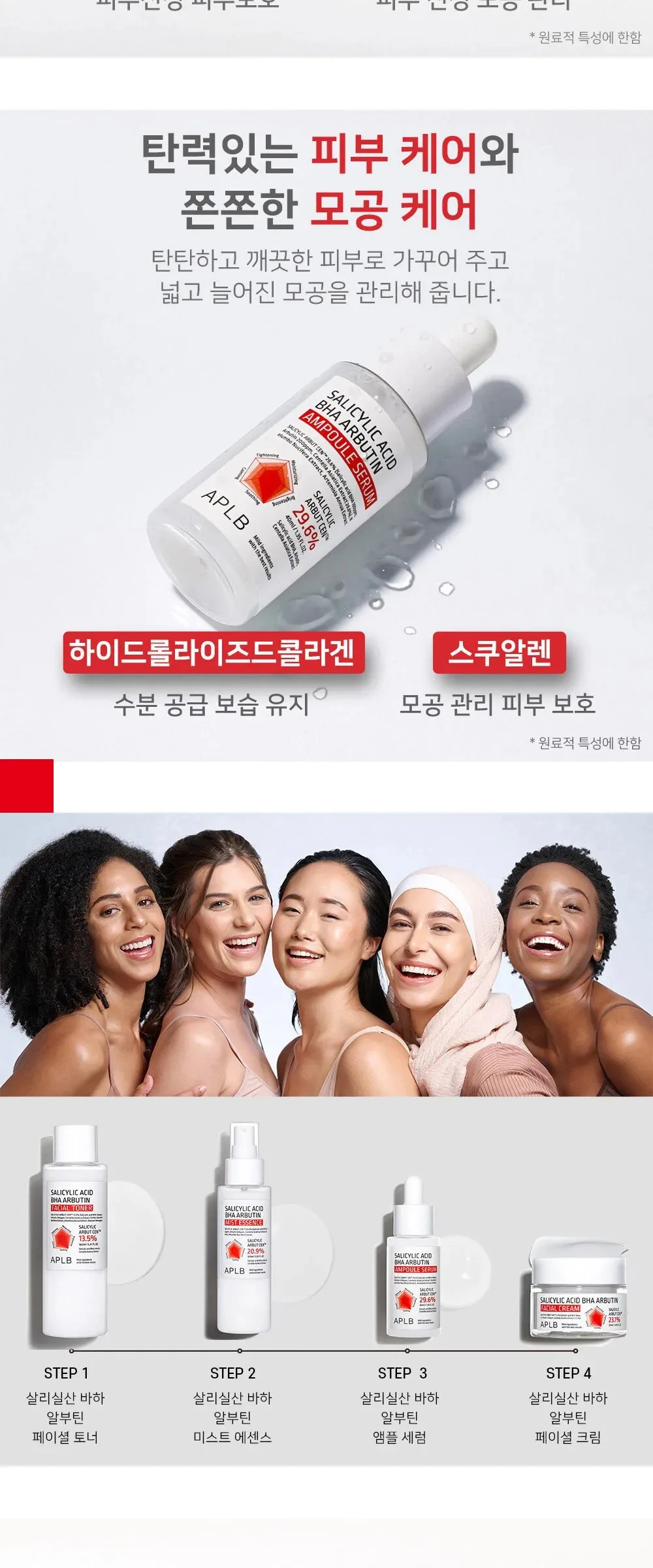 APLB Salicylic Acid BHA Arbutin Ampoule Serum 40ml Detail
