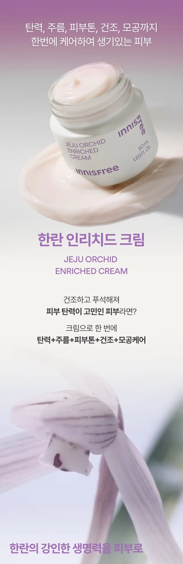 innisfree Jeju Orchid Enriched Cream 50ml Detail