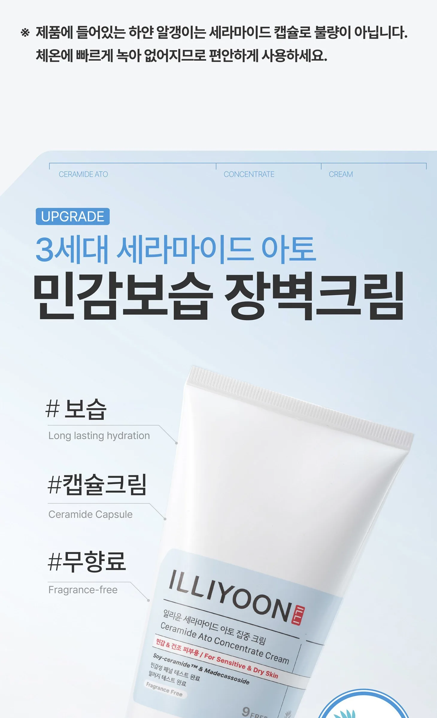 ILLIYOON Ceramide Ato Concentrate Cream 200ml Detail
