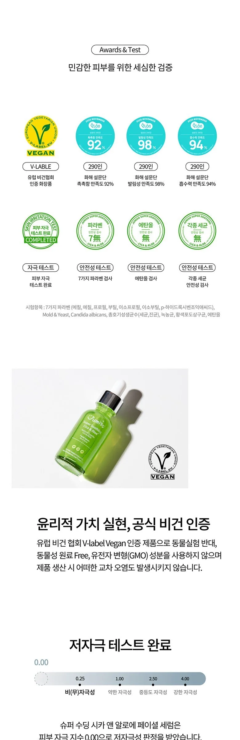 JUMISO Super Soothing Cica & Aloe Facial Serum 30ml Detail