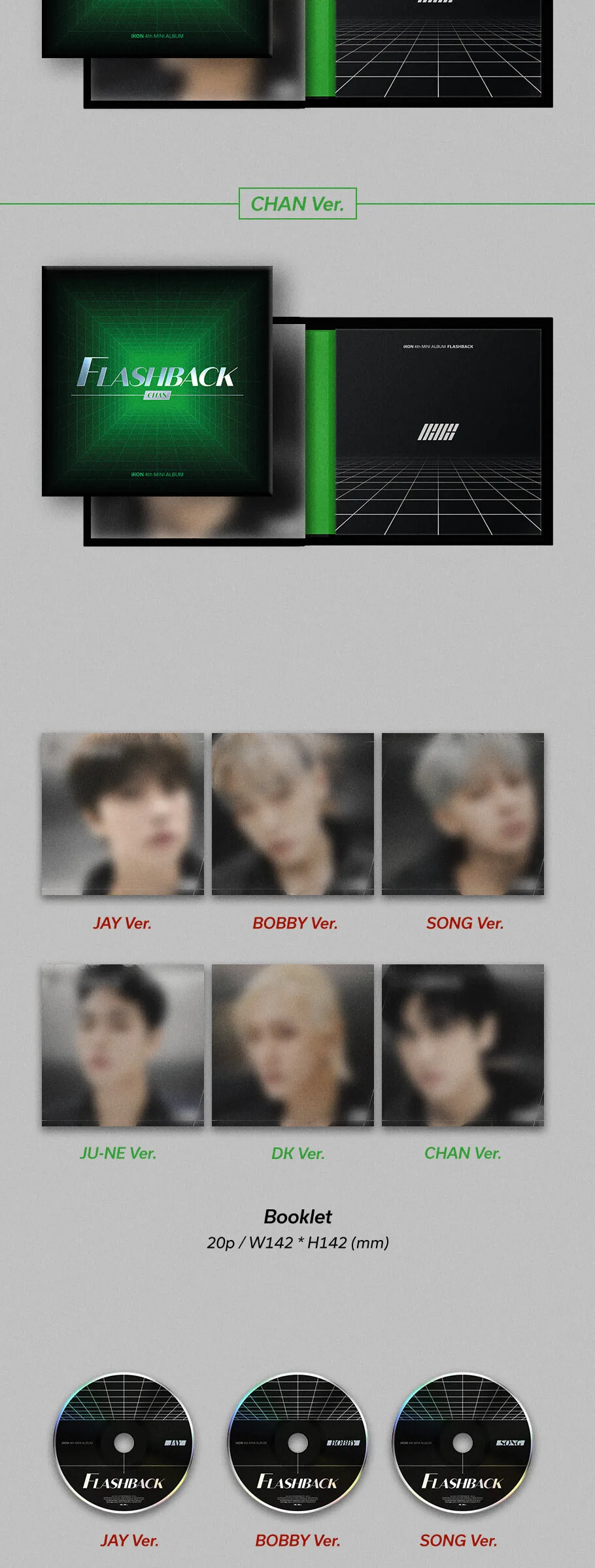 iKON Mini 4th FLASHBACK [DIGIPACK ver.][JAY ver.] Detail