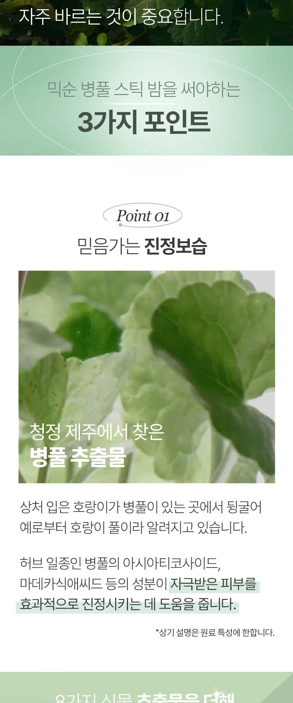 mixsoon Centella Asiatica Stick Balm 11.5ml Detail