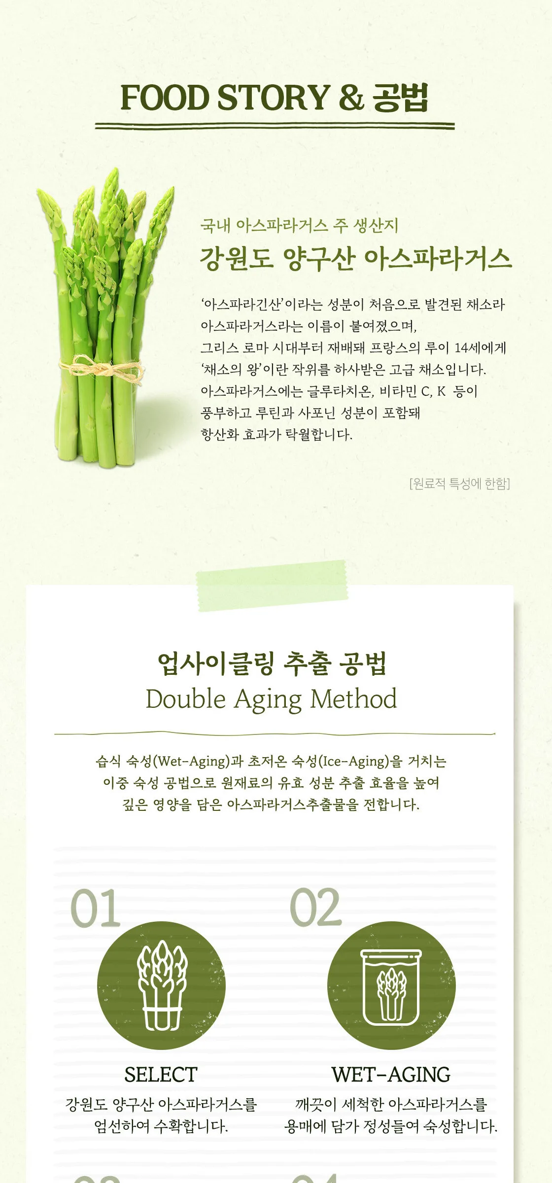 SKINFOOD Asparagus Glutathione Spicule Serum 50ml Detail