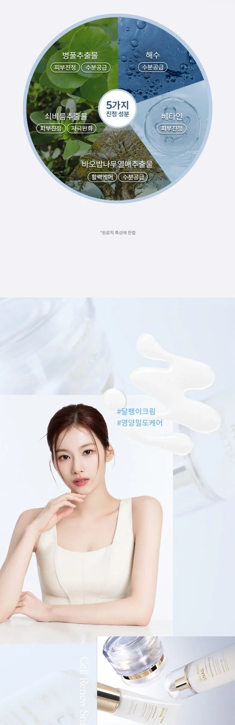 MISSHA Cell Renew Snail Cream 50ml Detail