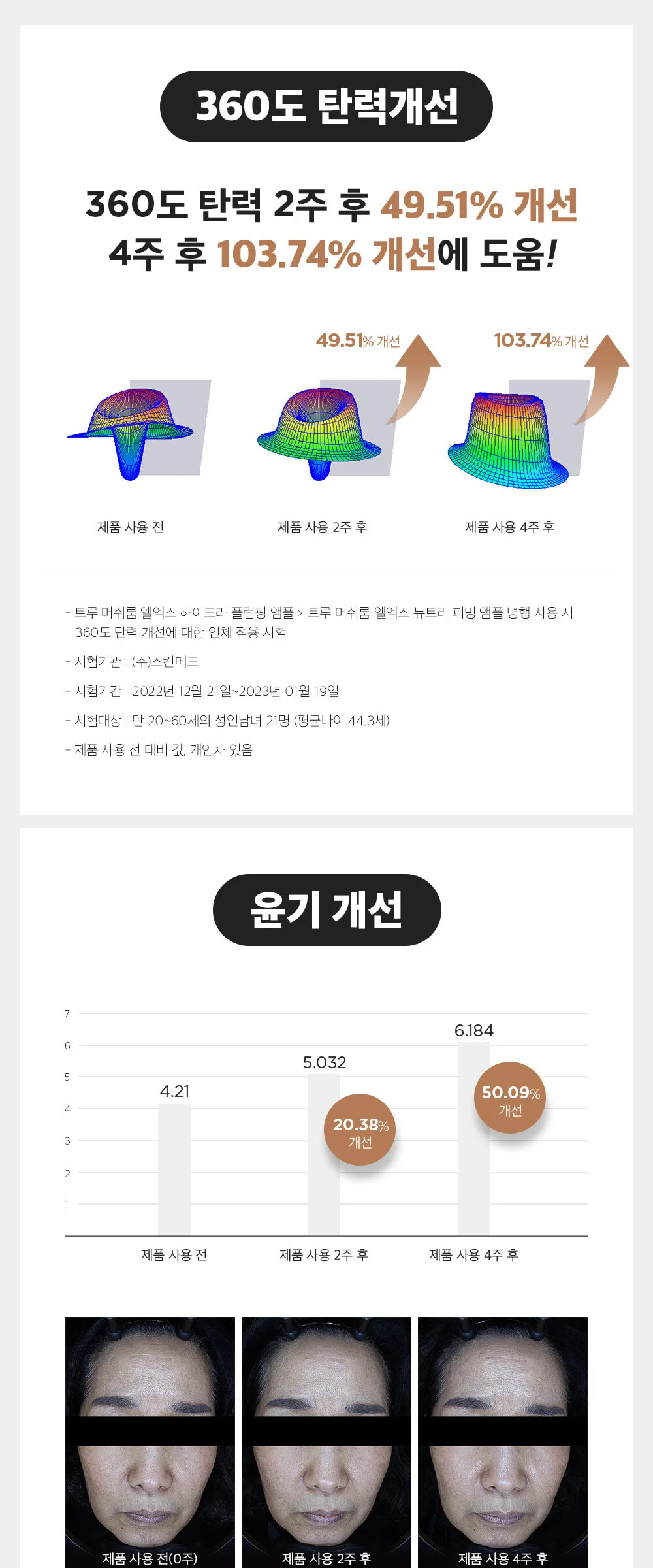 THE SAEM  True Mushroom LX Firming Pro Ampoule Set Detail