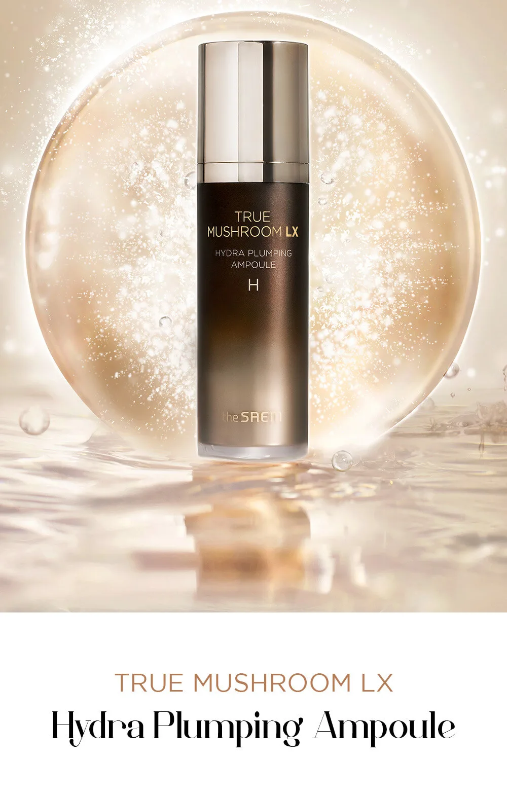 THE SAEM  True Mushroom LX Firming Pro Ampoule Set Detail