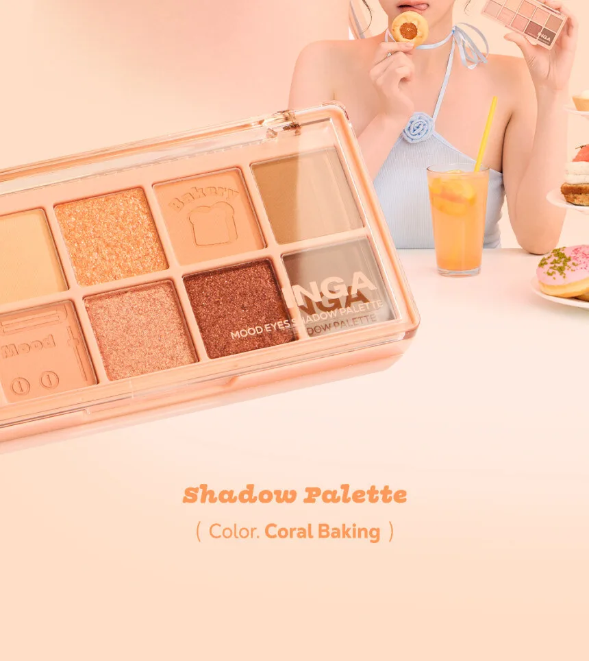 INGA Mood Eyes Shadow Palette Detail