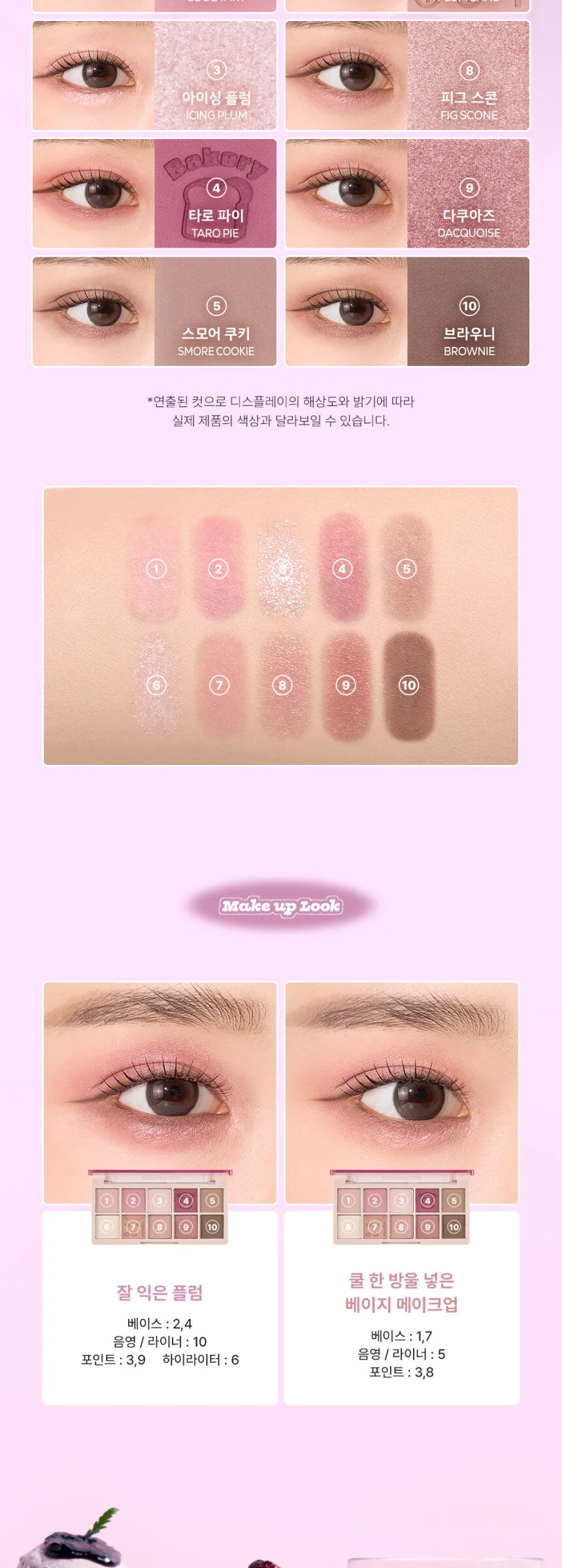 INGA Mood Eyes Shadow Palette Detail
