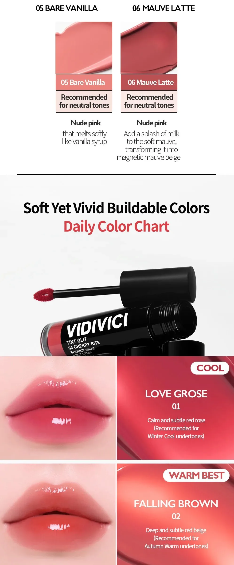 VIDIVICI Tint Glit Detail