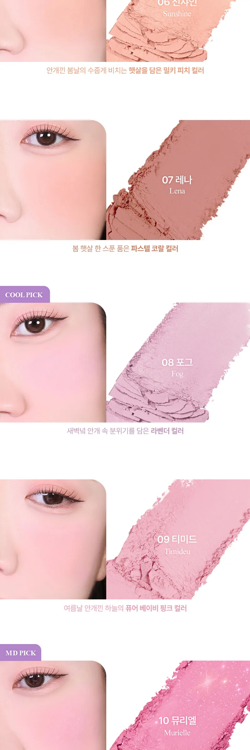 FORENCOS Pure Blusher 5g Detail