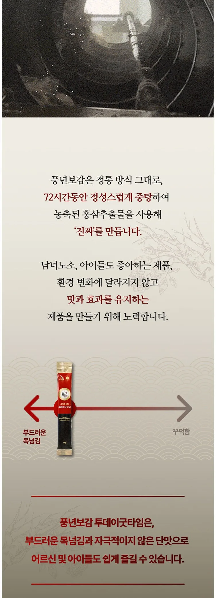 PUNGNYEON BOGAM Korean Red Ginseng Extract Today Good Time 15g×30 Sticks (Bulk packaging) Detail