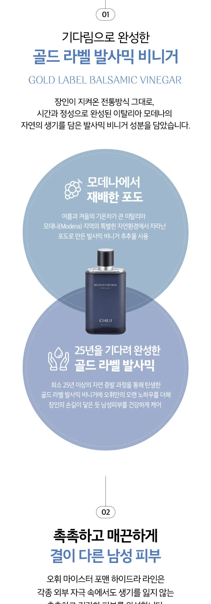 OHUI Meister For Men Hydra 3pcs Special Set Detail