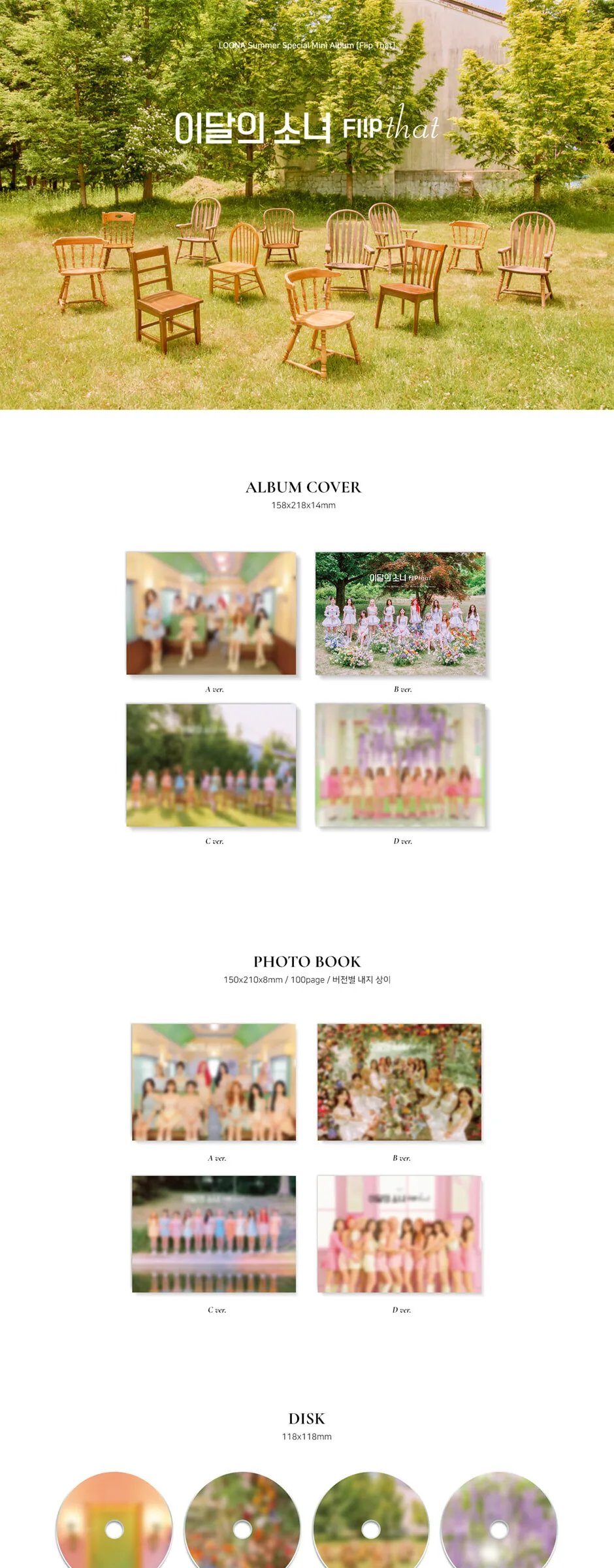 LOONA – Summer Special Mini Album: Flip That Detail