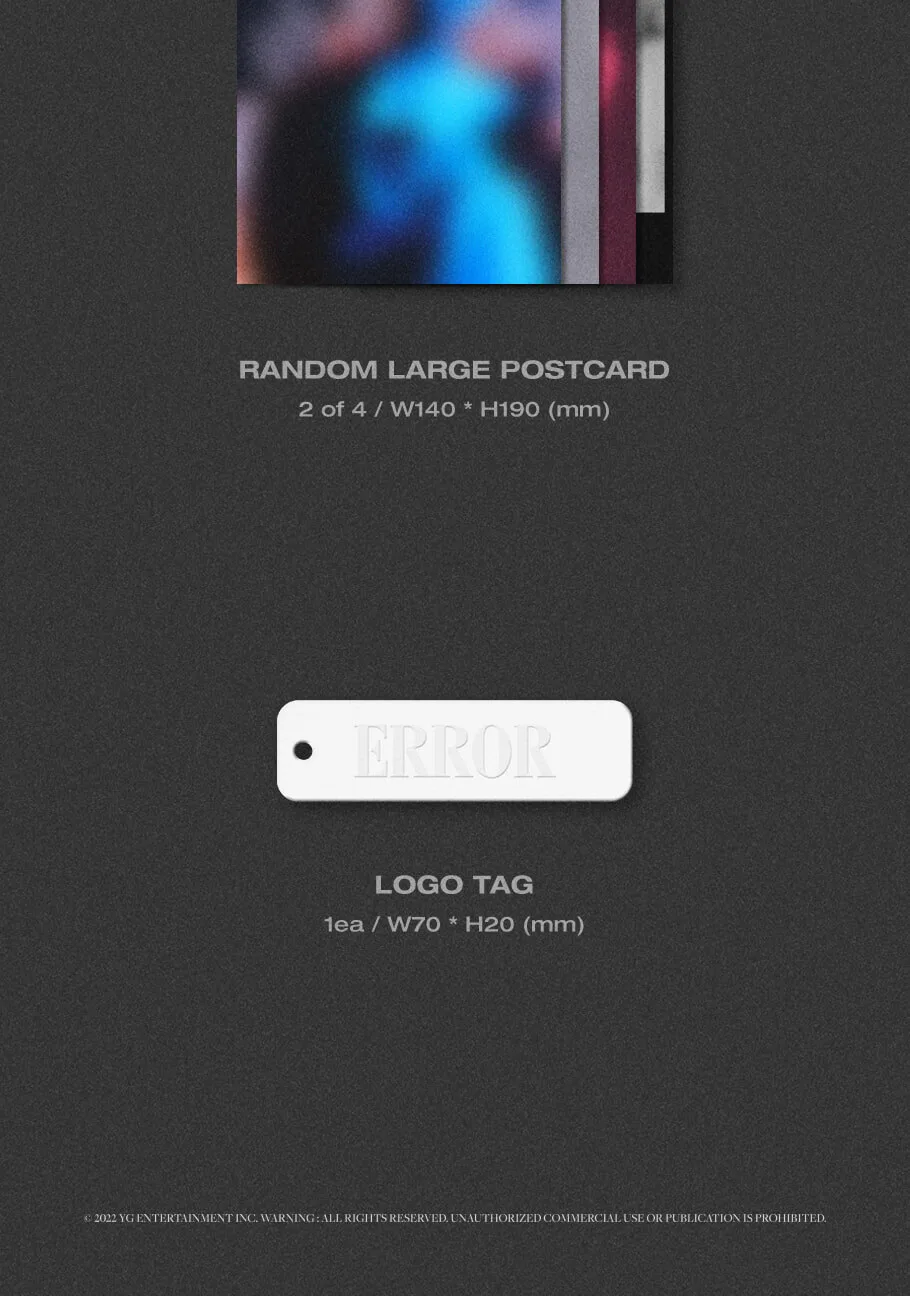 LEE CHANHYUK – 1st Solo Album: ERROR Detail
