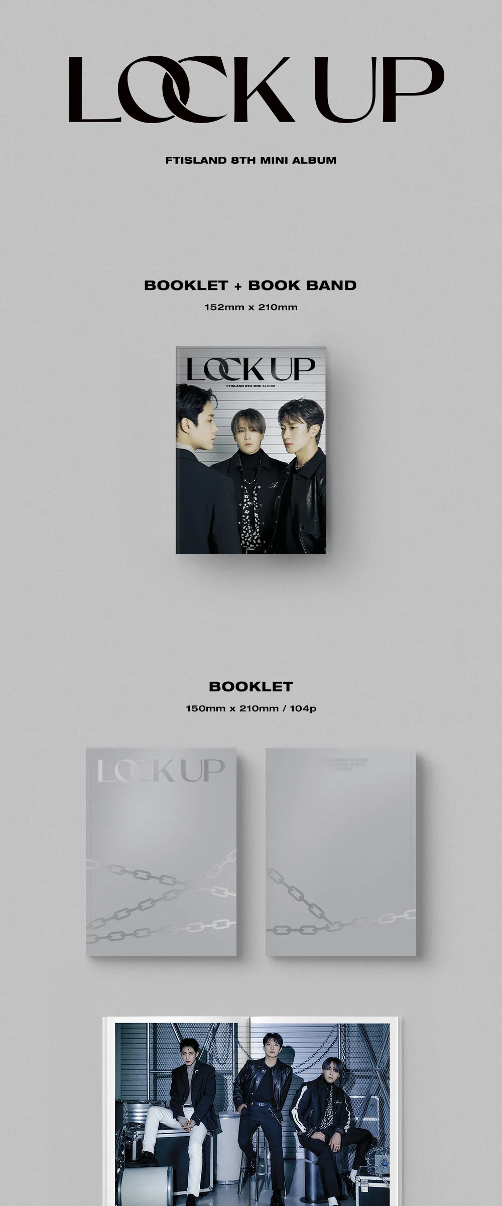 FTISLAND – 8th Mini Album: LOCK UP Detail