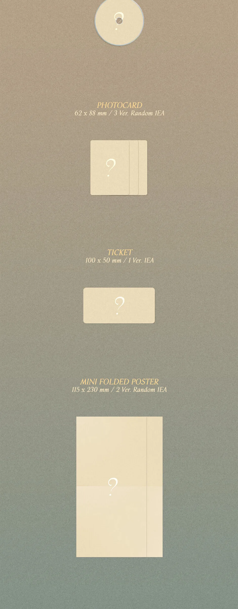 KIHYUN – 1st Single Album: VOYAGER [Jewel Ver.] Detail
