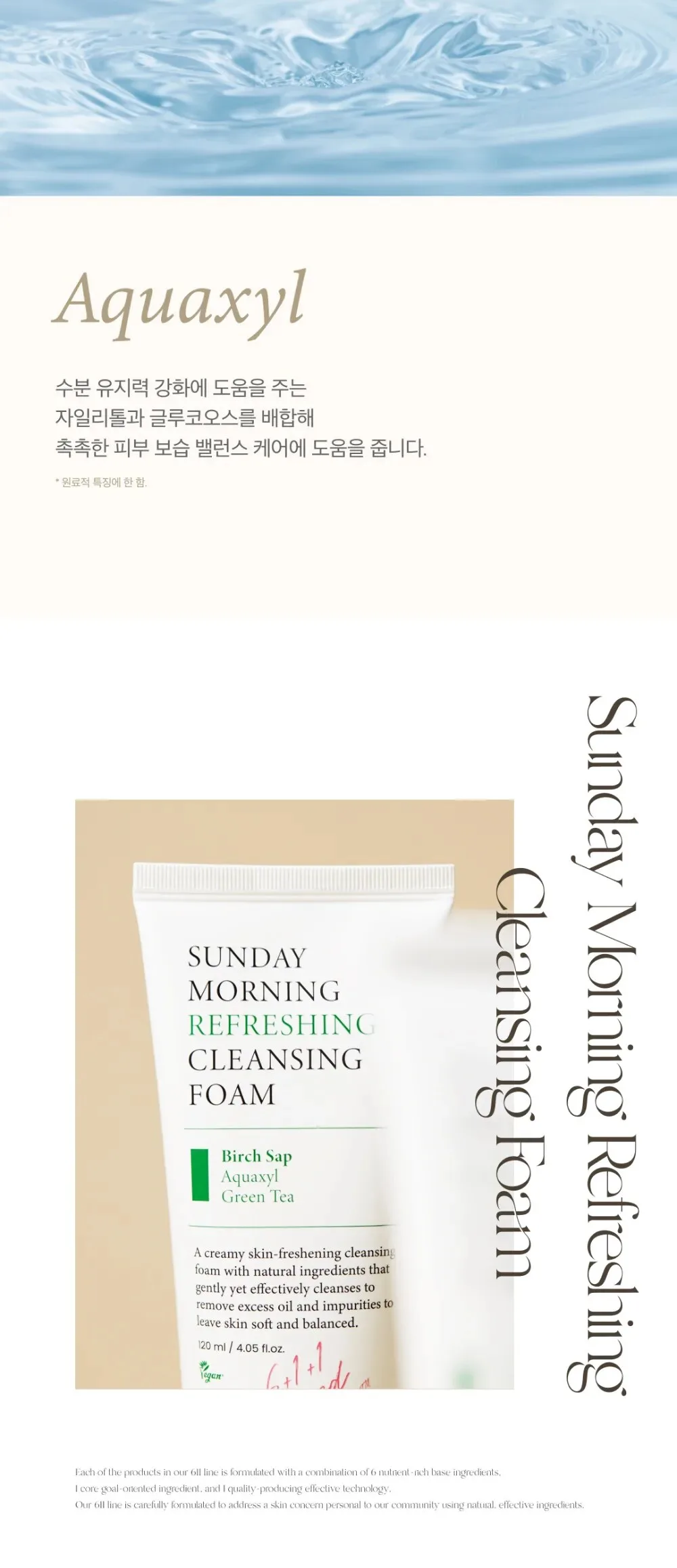 AXIS-Y Sunday Morning Refreshing Cleansing Foam 120ml Detail