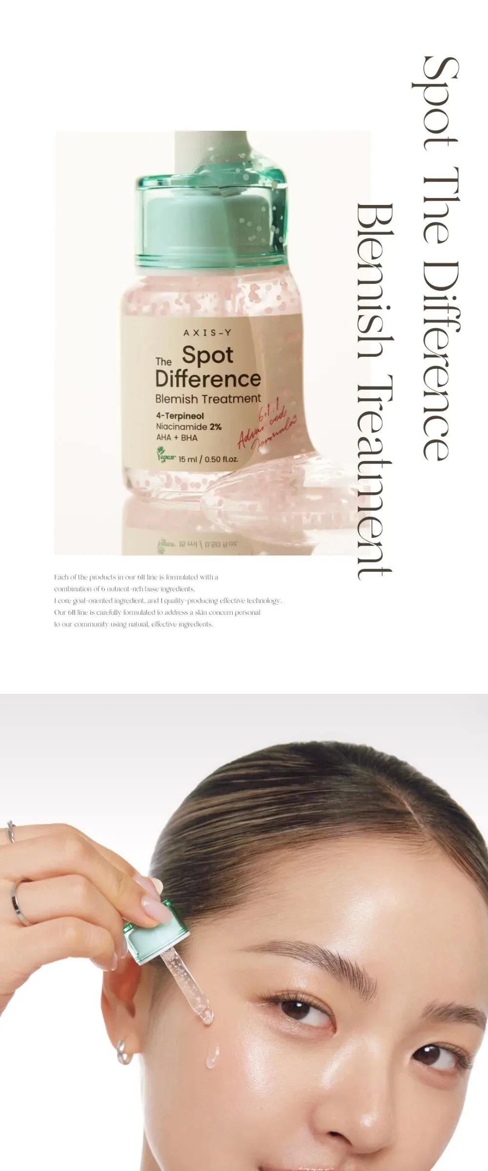 AXIS-Y Spot The Difference Blemish Treatment 15ml Detail