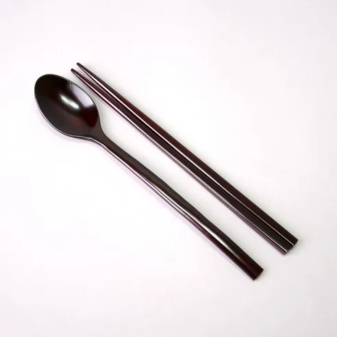 Hama Gongbang Namwon Ottchil Jujube Wood Spoon & Chopstick Set