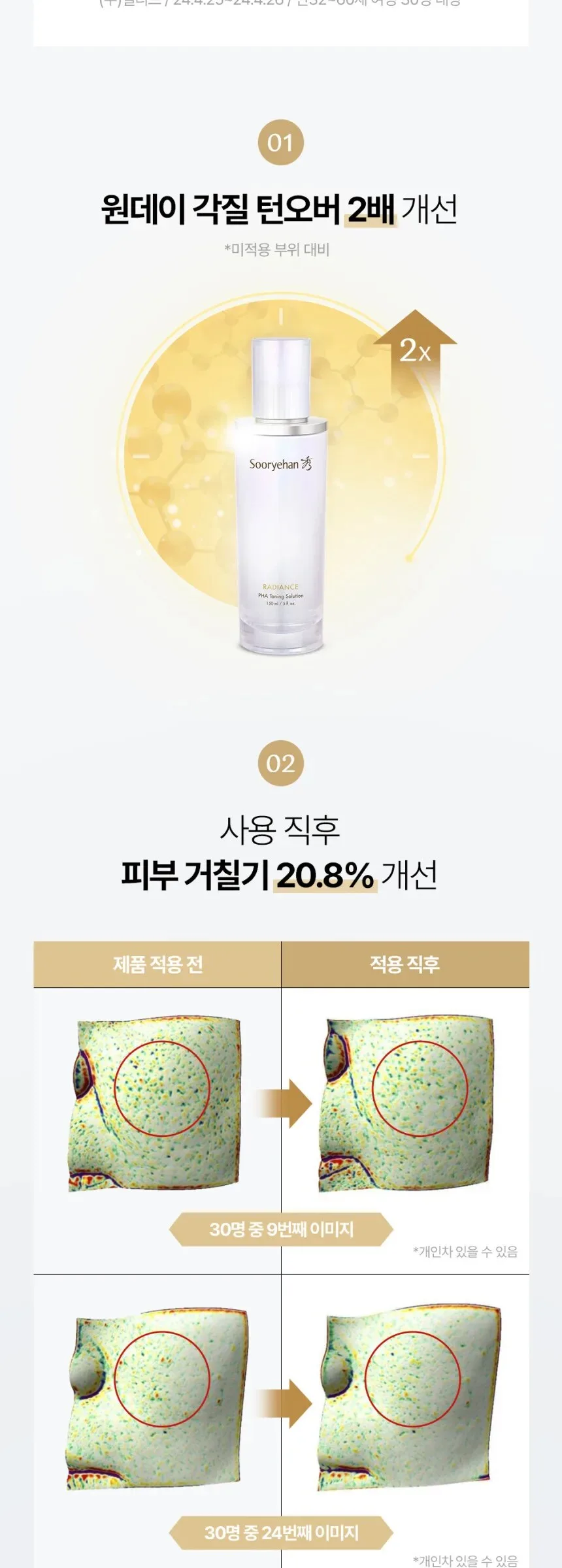 SOORYEHAN Radiance PHA Daily Toning Solution 150ml Detail
