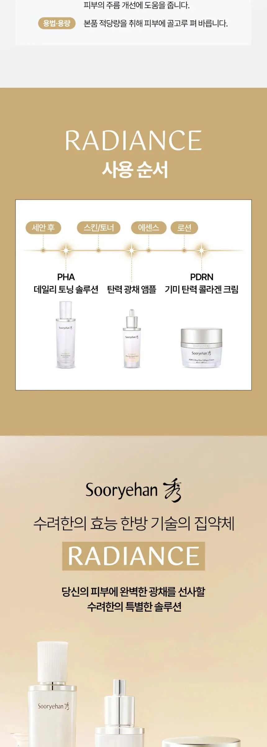 SOORYEHAN Radiance PDRN Lifting Glow Collagen Cream 50ml Detail