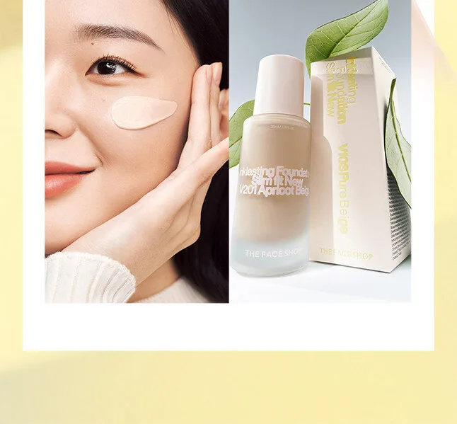 THE FACE SHOP Ink Lasting Foundation Healthy Glow SPF35 PA++ 35ml Detail